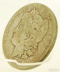 1894-O Morgan silver $1 (one dollar) US coin, circulated, "Very Good" condition