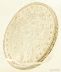 1888 Morgan silver $1 (one dollar) coin, uncirculated