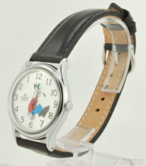 Lorus for Walt Disney Company quartz "Goofy" wrist watch, WBM & SS cushion-shaped WR case
