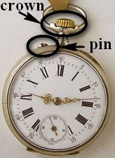 Pin-Set Pocket Watch