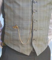 Straight Chain with Spring Ring (Vest)