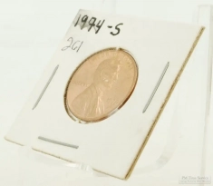 1974-S Lincoln Head Memorial $0.01 (one cent penny) US coin, circulated, "Extra Fine" condition