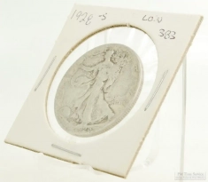 1928-S Walking Liberty $0.50 (fifty cent) US Coin, circulated, "Average" condition