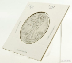 1943 Walking Liberty $0.50 (fifty cent) US Coin, circulated, "Fine" condition