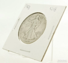 1941 Walking Liberty $0.50 (fifty cent) US Coin, circulated, "Good" condition