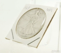 1947 Walking Liberty $0.50 (fifty cent) US Coin, circulated, "Very Good" condition