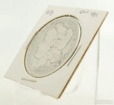 1878 Morgan Dollar $1.00 US Coin, circulated, "Average" condition