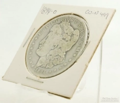1894-O Morgan Dollar $1.00 US Coin, circulated, "Average" condition