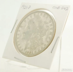 1921-D Morgan Dollar $1.00 US Coin, circulated, "Fine" condition