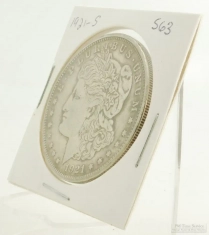 1921-S Morgan Dollar $1.00 US Coin, circulated, "Good" condition