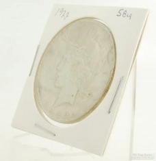 1922 Peace Dollar $1.00 US Coin, circulated, "Good" condition