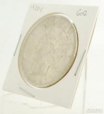 1923-D Peace Dollar $1.00 US Coin, circulated, "Good" condition