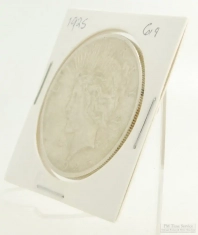 1925 Peace Dollar $1.00 US Coin, circulated, "Good" condition