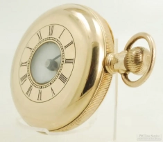 Elgin 18S 21J LS adj. 5p Father Time grade 274 pocket watch #11587543, heavy YGF demi-HC