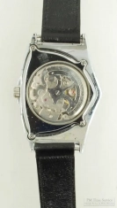 Duncougar (Chinese) 17J automatic wrist watch, heavy asymmetrical SS WR case, skeletonized dial