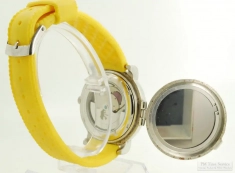 Stauer 27J 1944 Ritorno automatic wrist watch with quickset calendar, heavy round SS WR display case