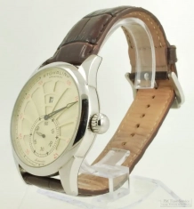 Stührling 20J Cal. ST-91009 automatic wrist watch with jump hour display, heavy SS round WR case