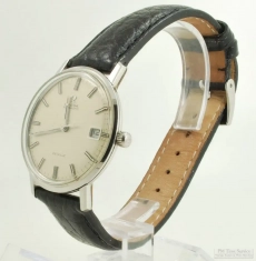 Omega 24J automatic Seamaster DeVille grade 565 wrist watch with date #27537734, SS WR case, w/ box