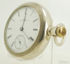 Illinois 18S 15J LS HCM The Colonel grade 51 pocket watch #1385141, WBM smooth polish SB&B case