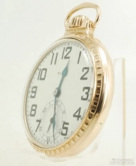 Elgin 16S 21J LS adj. 5p B.W. Raymond grade 478 pocket watch #26261197, SWC (Star) YGF No. 39 case