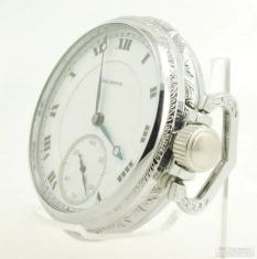 Burlington by Illinois 16S 21J HCM adj. grade 108 pocket watch #3217114, WBM engraved display case