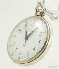 Hamilton (Swiss) 6-OS 17J grade 610 ladies' nurse watch, elegant Sterling silver WR case