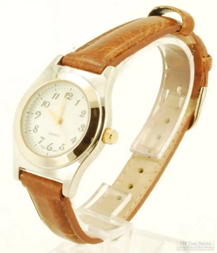 PMLW0813: White Stag quartz ladies' wrist watch, WBM SS cushion - Main Image