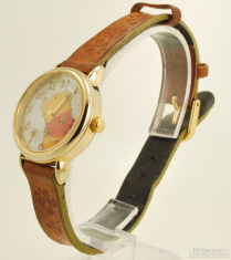 Timex for Disney "Winnie the Pooh" quartz wrist watch, YBM & SS round smooth polish case