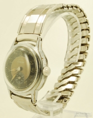 Vidar 17J automatic (self-winding) wrist watch, case #14217, chrome WBM & SS water-resistant case