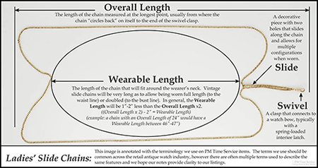 Ladies' Slide Chain Necklaces